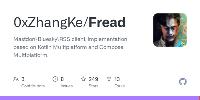 Mastdon\Bluesky\RSS client, implementation based on Kotlin Multiplatform and Compose Multiplatform. - 0xZhangKe/Fread