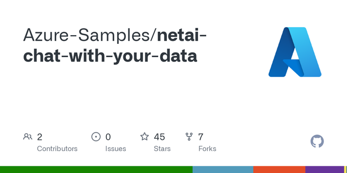 Contribute to Azure-Samples/netai-chat-with-your-data development by creating an account on GitHub.