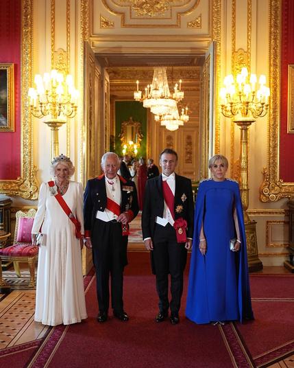 First State Banquet at Windsor Castle since 2014!!!