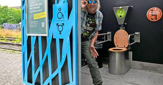So funktioniert die Trockentoilette am Loher Bahnhof in Wuppertal