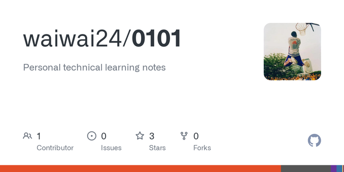 Personal technical learning notes. Contribute to waiwai24/0101 development by creating an account on GitHub.