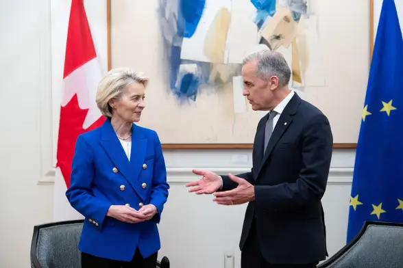 European Commission President and Canadian Prime Minister discussed strengthening economic and defense cooperation
