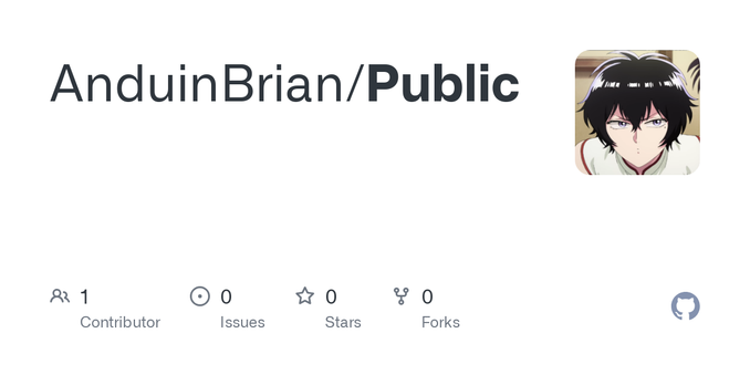 Contribute to AnduinBrian/Public development by creating an account on GitHub.