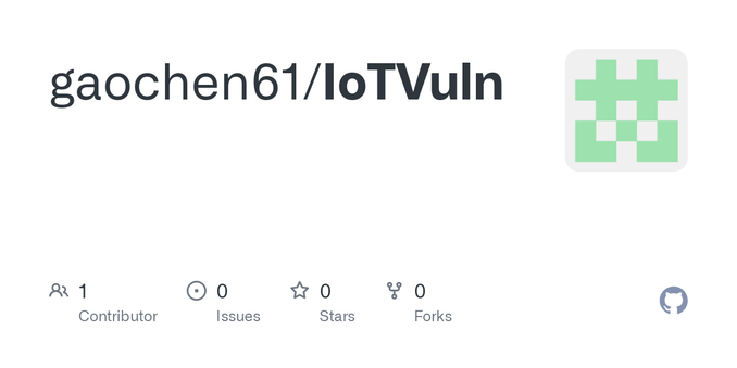 Contribute to gaochen61/IoTVuln development by creating an account on GitHub.
