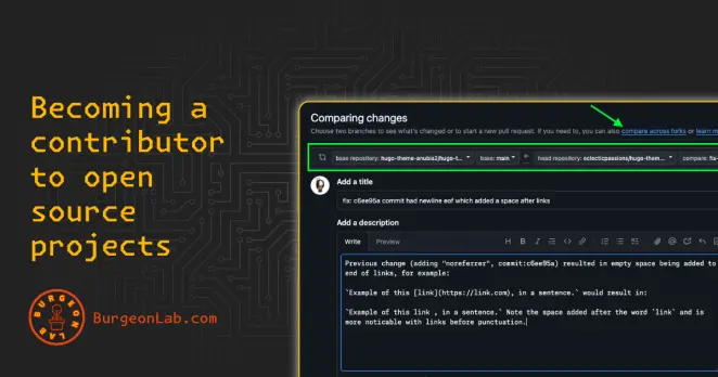 Open Graph image for the blog post 'Making My First Pull Request on GitHub'