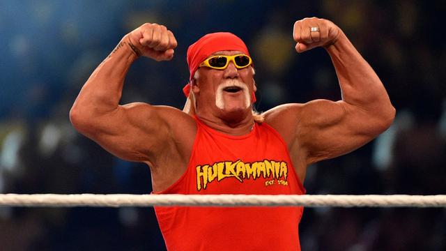 Hulk Hogan at the Chiller Theatre Expo.