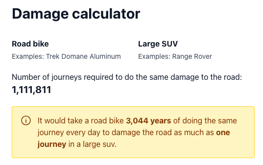 Damage calculator