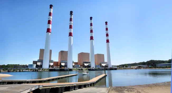 A gas-fired power plant on Long Island.