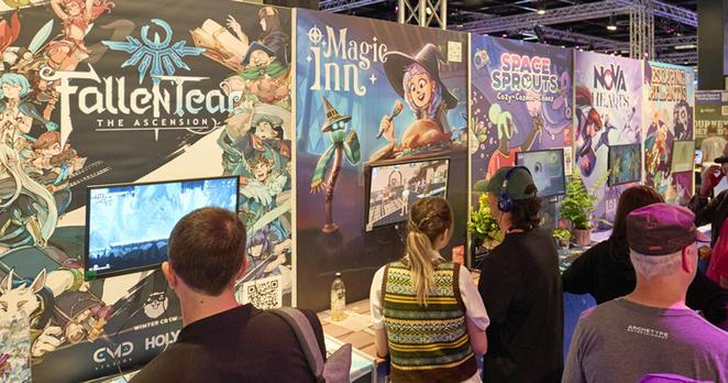 Traditioneller Publikumsmagnet: die Indie Arena Booth (hier während der Gamescom 2024 / Foto: Rolf Otzipka)