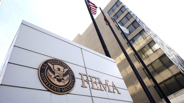 The Federal Emergency Management Agency headquarters is photographer in Washington, May 5, 2025. (AP Photo/Gene J. Puskar, File)