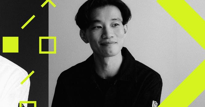 A photo illustration of Notion CEO Ivan Zhao.