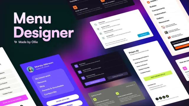 Menu designer readme
