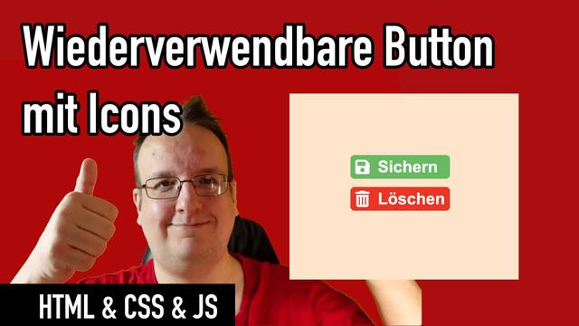 Button mit Icons programmieren die man wiederverwenden kann