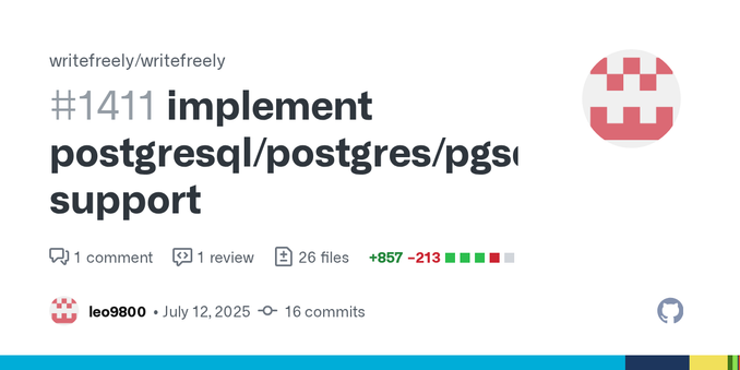 WIP

writefreely config start passed without error
writefreely serve started without error
something on SQL dialect beyond name of datatype needs to be modified, I had encountered (and addressed) s...