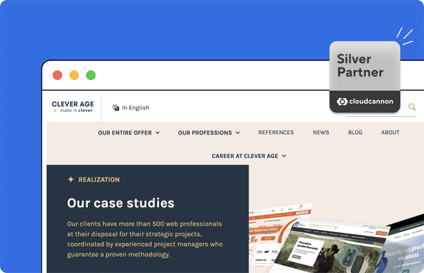 Clever Age's website