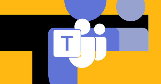 Vector illustration of the Microsoft Teams logo.