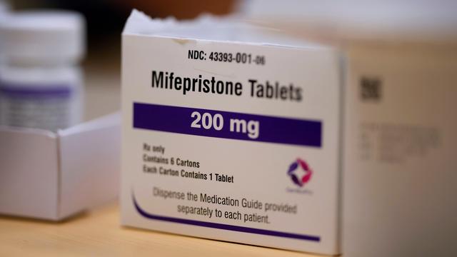 Mifepristone tablets are seen in a Planned Parenthood clinic, July 18, 2024, in Ames, Iowa. (AP Photo/Charlie Neibergall, File)
