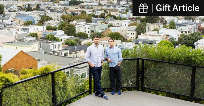Ekin Dogus Cubuk, left, and Liam Fedus are the co-founders of the start-up Periodic Labs in San Francisco.
