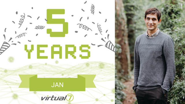 5 Jahre virtual7 Mitarbeiter Jubiläum