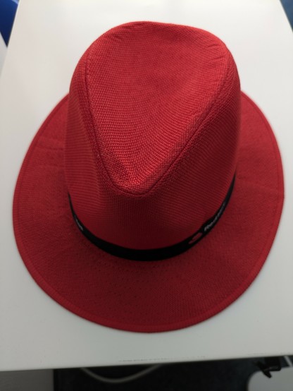 RedHat merchandise red fedora hat