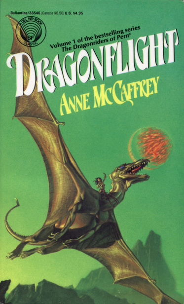 Book Cover:
Anne McCaffrey - Dragonflight